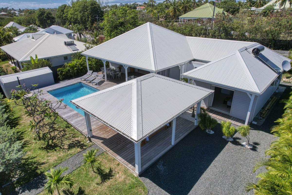 Villa 5 chambres à louer à Saint François Guadeloupe-vue du ciel-36